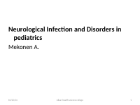 Neorologic infections and Disorders (1).ppt